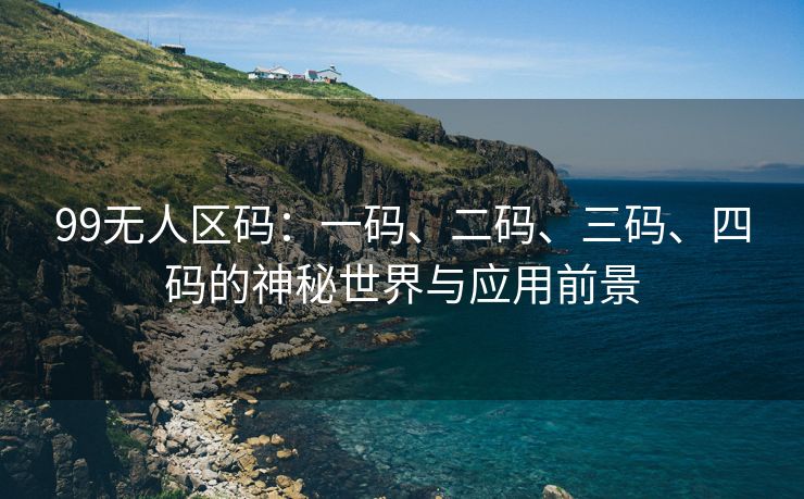 99无人区码：一码、二码、三码、四码的神秘世界与应用前景