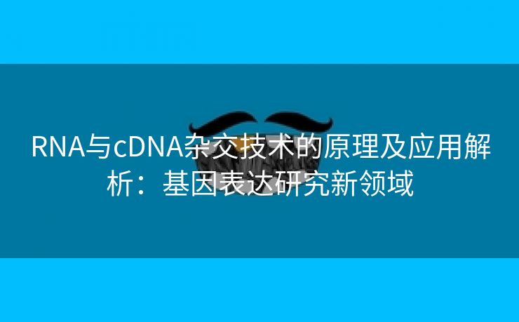 RNA与cDNA杂交技术的原理及应用解析：基因表达研究新领域