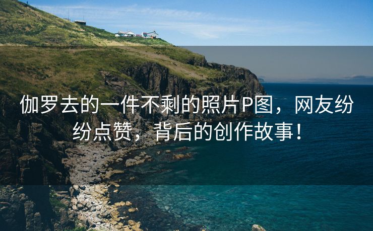 伽罗去的一件不剩的照片P图，网友纷纷点赞，背后的创作故事！