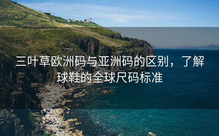 三叶草欧洲码与亚洲码的区别，了解球鞋的全球尺码标准