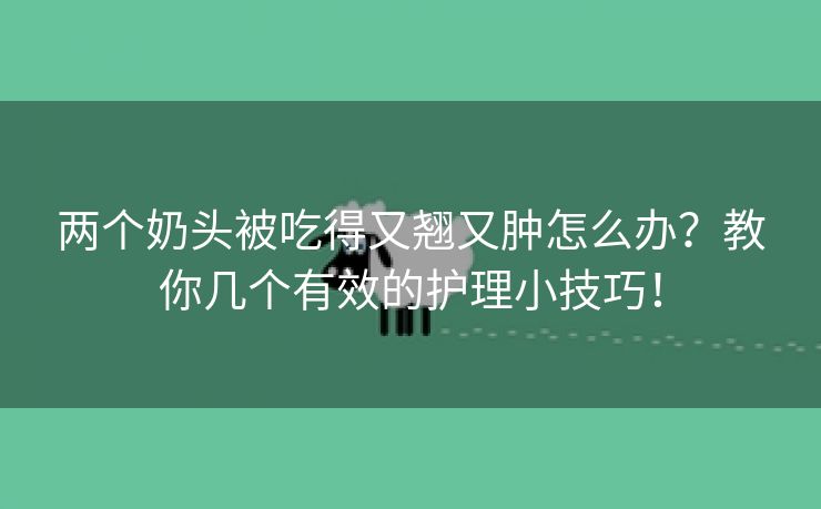 两个奶头被吃得又翘又肿怎么办？教你几个有效的护理小技巧！