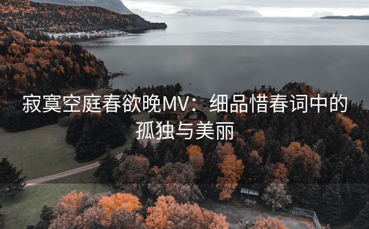 寂寞空庭春欲晚MV：细品惜春词中的孤独与美丽