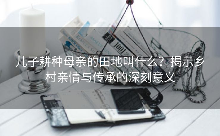 儿子耕种母亲的田地叫什么？揭示乡村亲情与传承的深刻意义