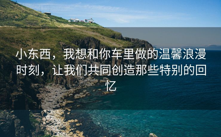 小东西，我想和你车里做的温馨浪漫时刻，让我们共同创造那些特别的回忆