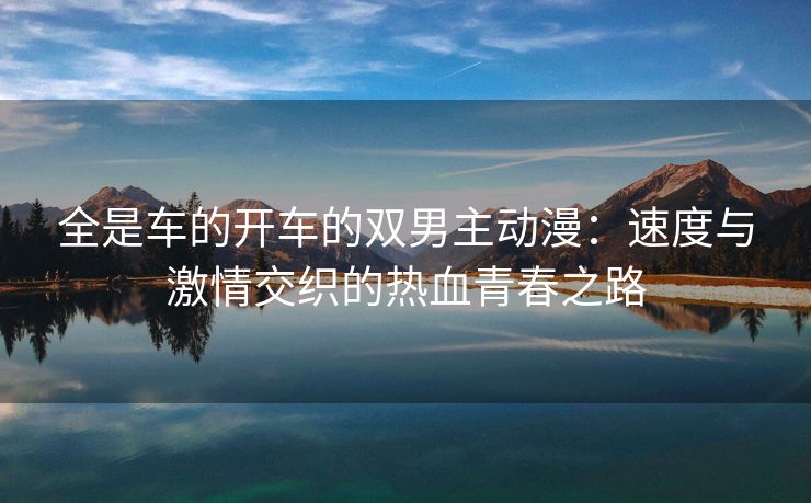 全是车的开车的双男主动漫：速度与激情交织的热血青春之路